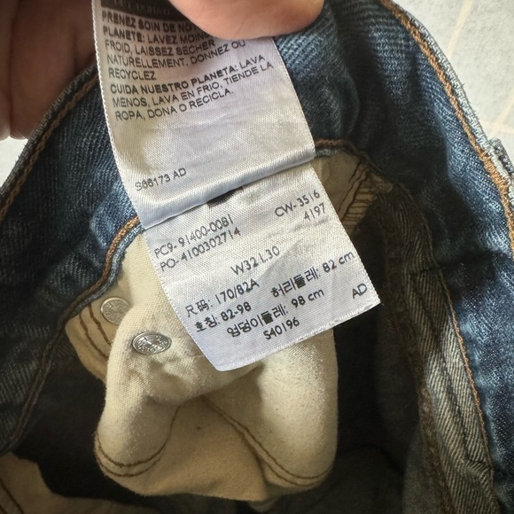 LEVIS unisex regular fit straight leg jeans - Picture 7 of 8